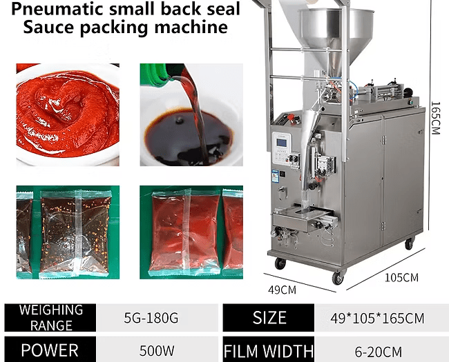 1-100g SAUCE PACKING MACHINE - Image 3