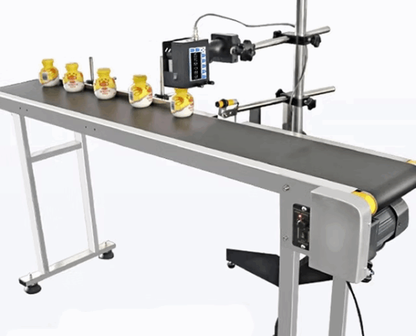 HANDHELD DATE CODING MACHINE WITH CONVEYOR++