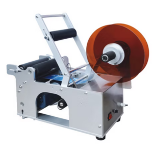 SEMIAUTOMATIC BOTTLE LABELLING MACHINE